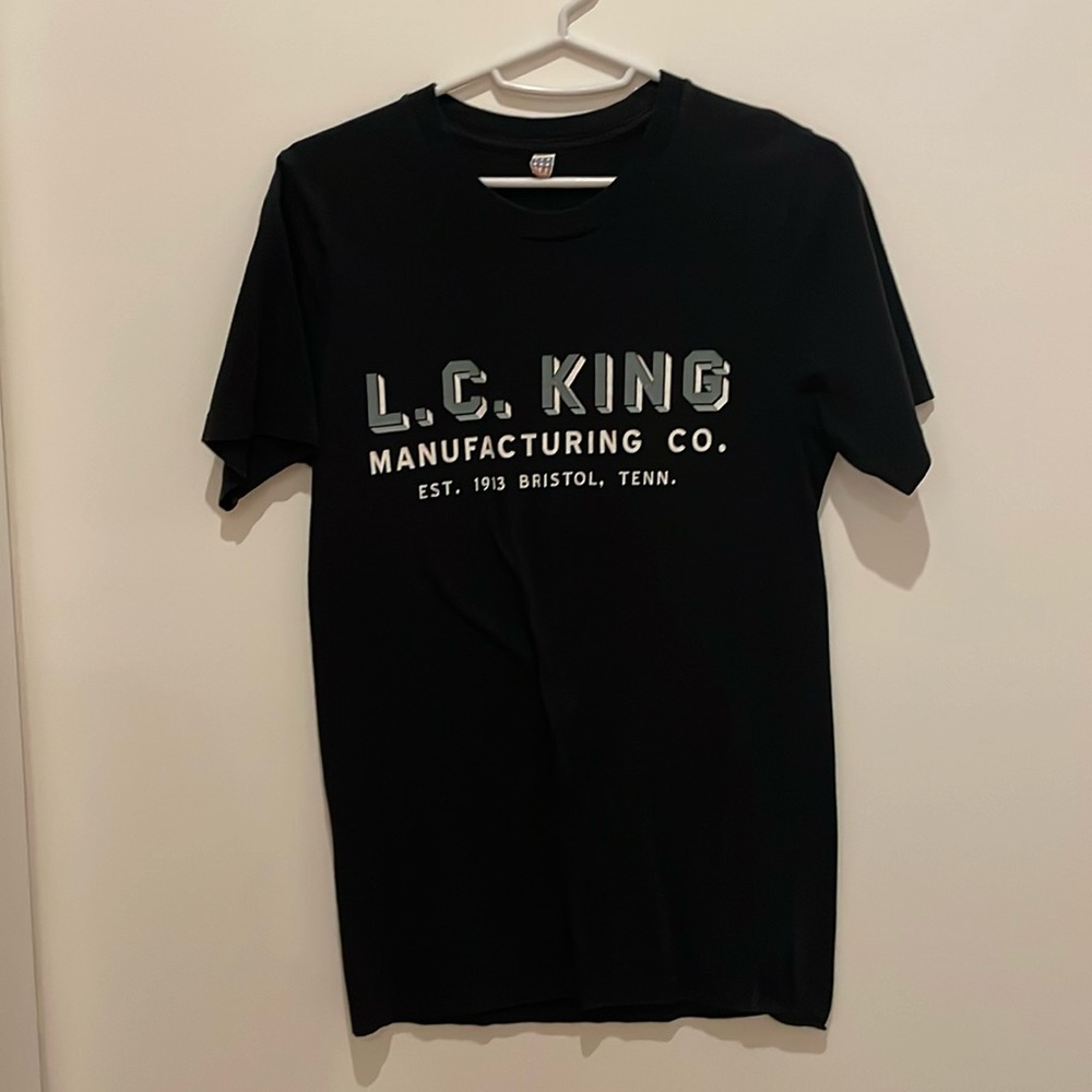 L.C King / Pointer Brand Black T Shirt